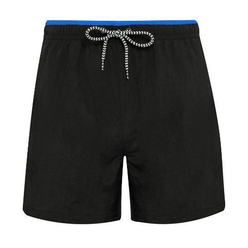 Asquith & Fox Men's Swim Shorts Black/Royal
